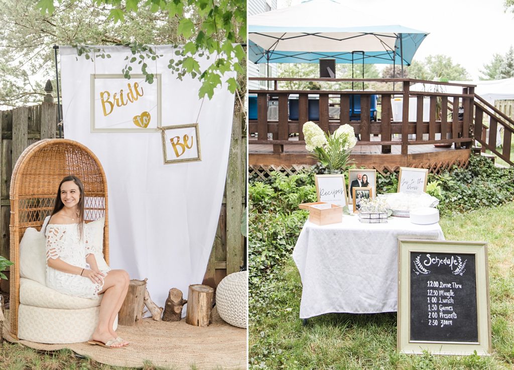 Covid outdoor Bridal Shower