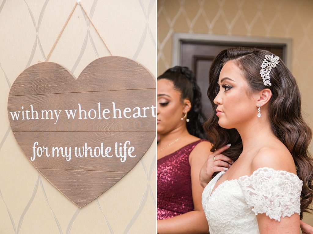 Photo of Bride with Quote
