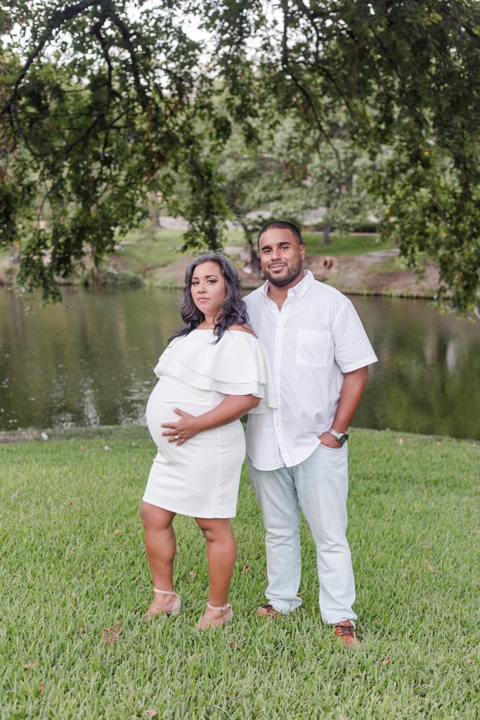 Latino Couple Maternity Session