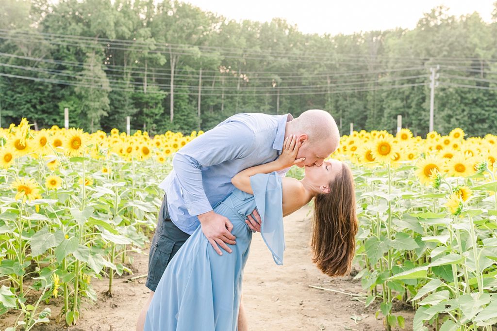 Sunflower Field Engagement Session