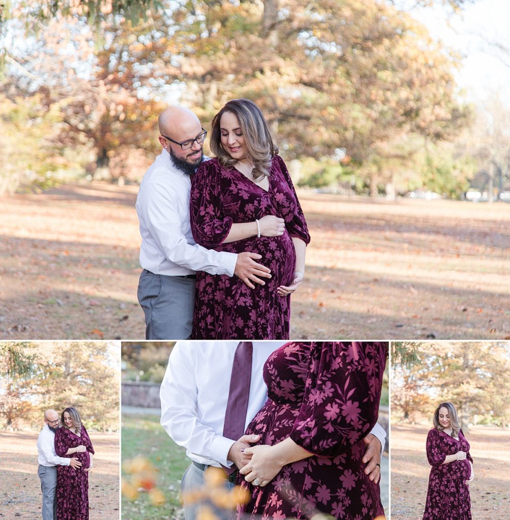 New Jersey Outdoor Couple's Maternity Session