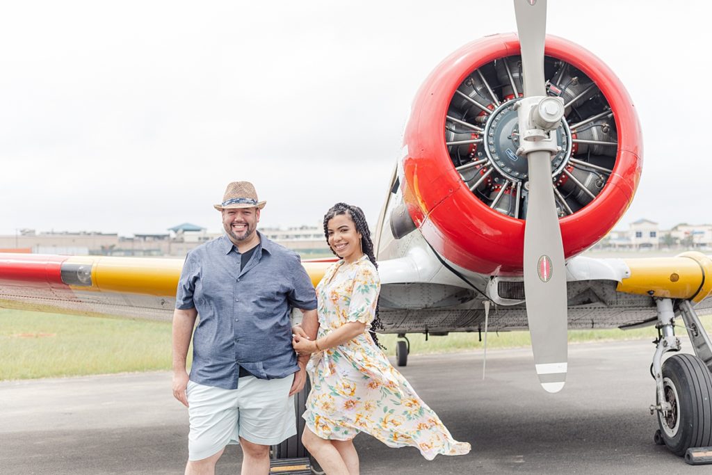 Aviation Museum Engagement Session