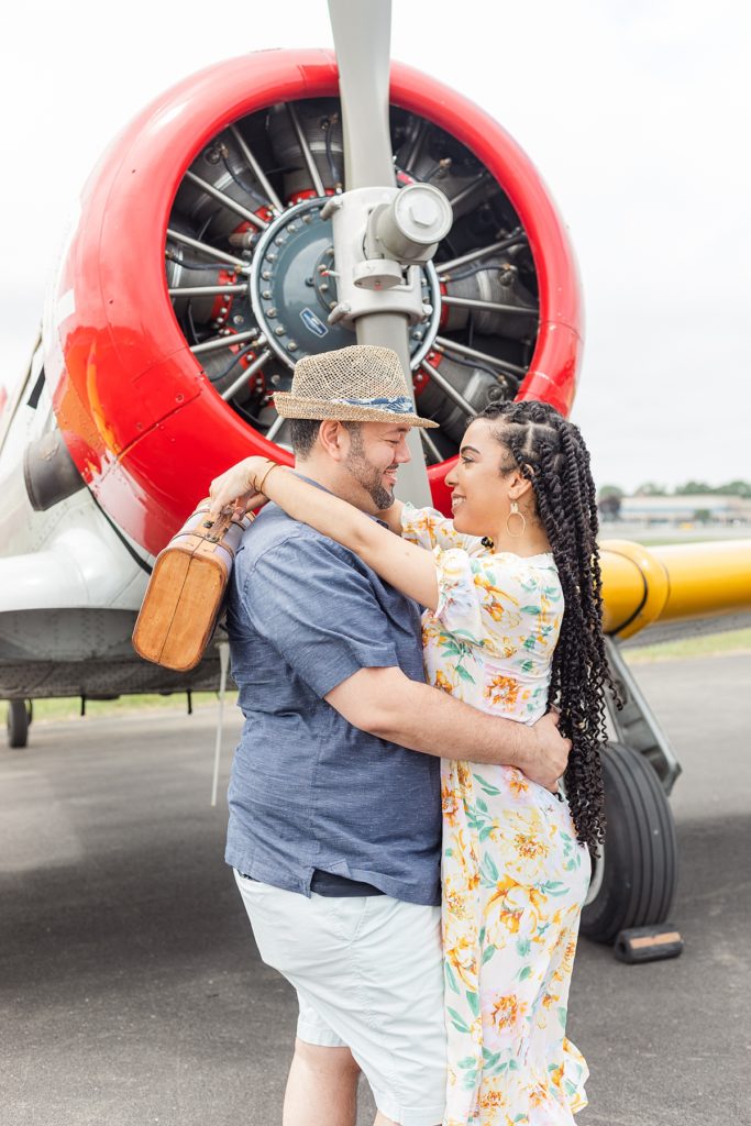 Aviation Museum Engagement Session