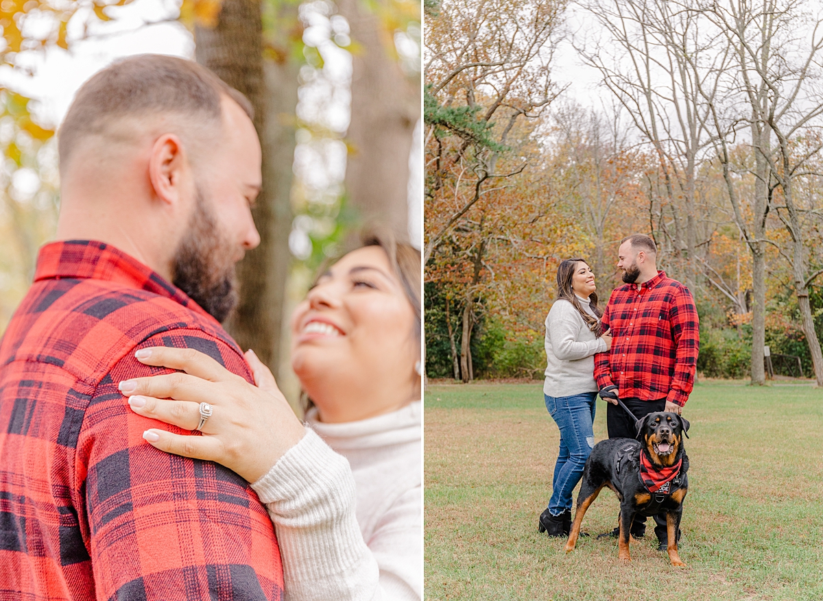 Engagement  Session with dog