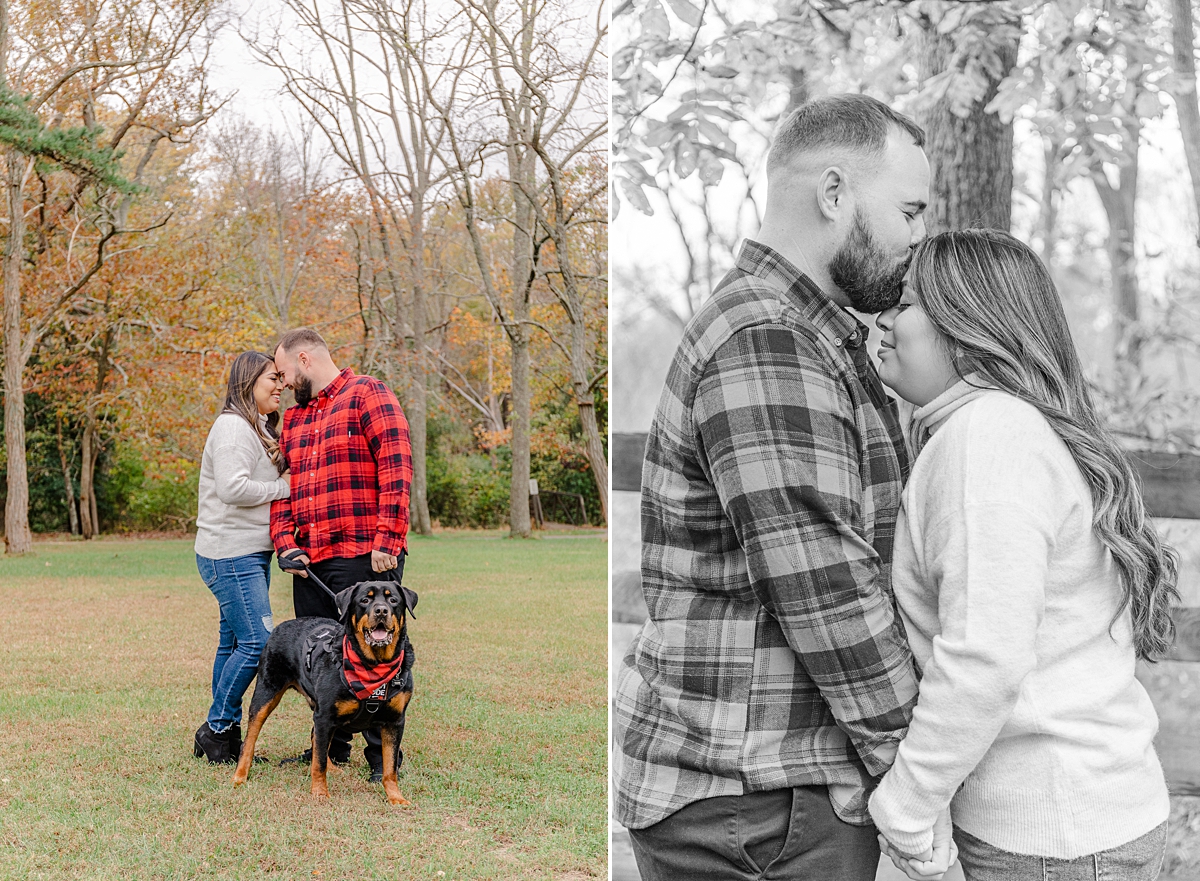 Engagement  Session with dog