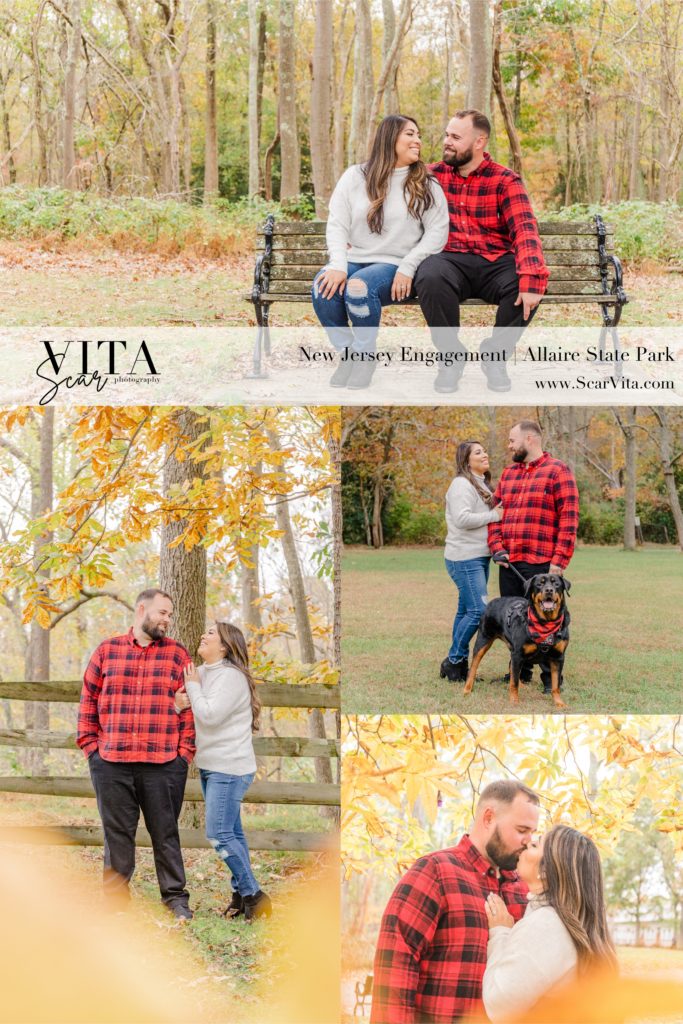 Fall Engagement Session Collage